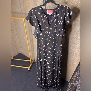 KATE SPADE: Ditsy Begonia Flutter Sleeve Dress
